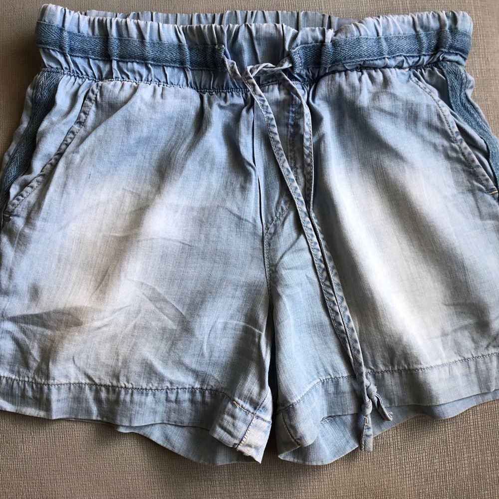 Anthropologie Chambray Shorts